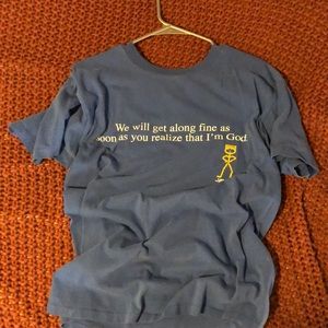 sarcastic graphic tshirt, size xl